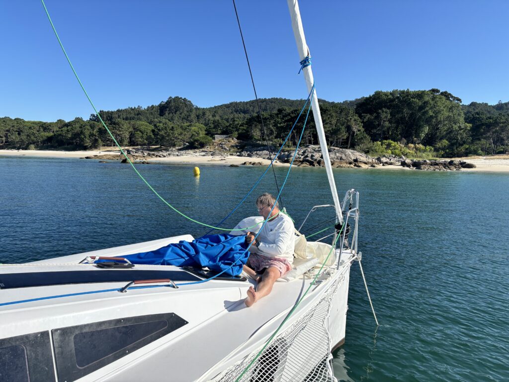 Tricat 30 au mouillage espagne